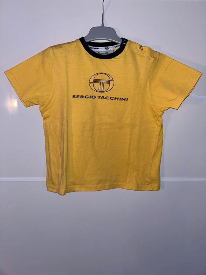 T-shirt à manches courtes jaune Sergio Tacchini