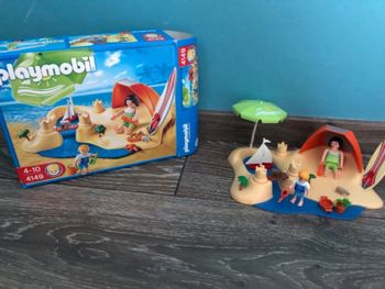 Plage playmobil boîte notice