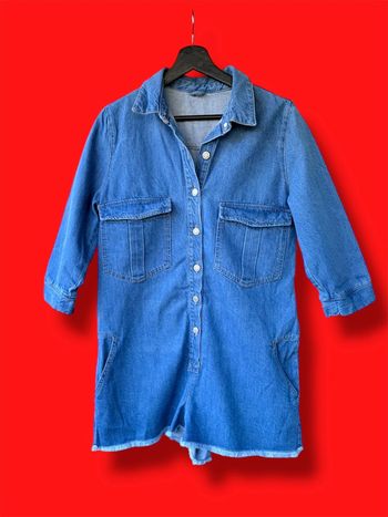 Combishort en jean