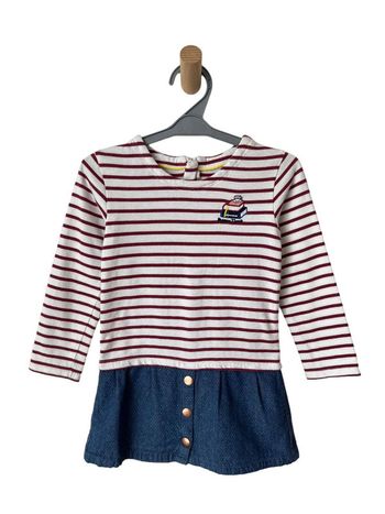 Robe à manches longues effet “2 en 1” - Jean Bourget 4 ans (104cm)