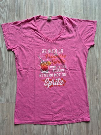 Très beau Tee-shirt "Spritz"  rose