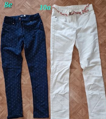 Lot 2pantalon 10ans neuf