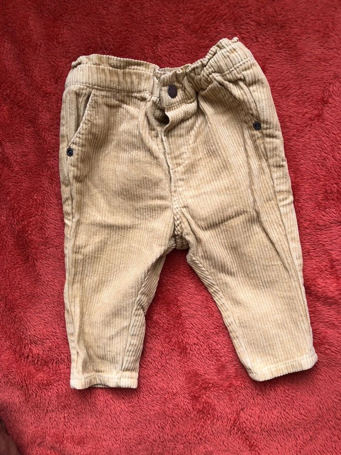 Pantalon velours côtelé - 6 mois