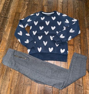 Sweat cars et legging okaidi 8 ans