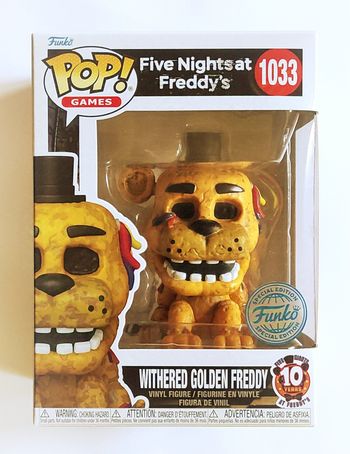 Funko POP Withered Freddy #1033 - FNAF : Five Nights at Freddy's - Figurine Vinyle