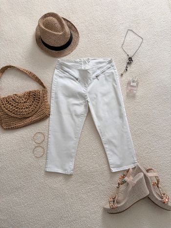 Corsaire blanc femme Only taille S