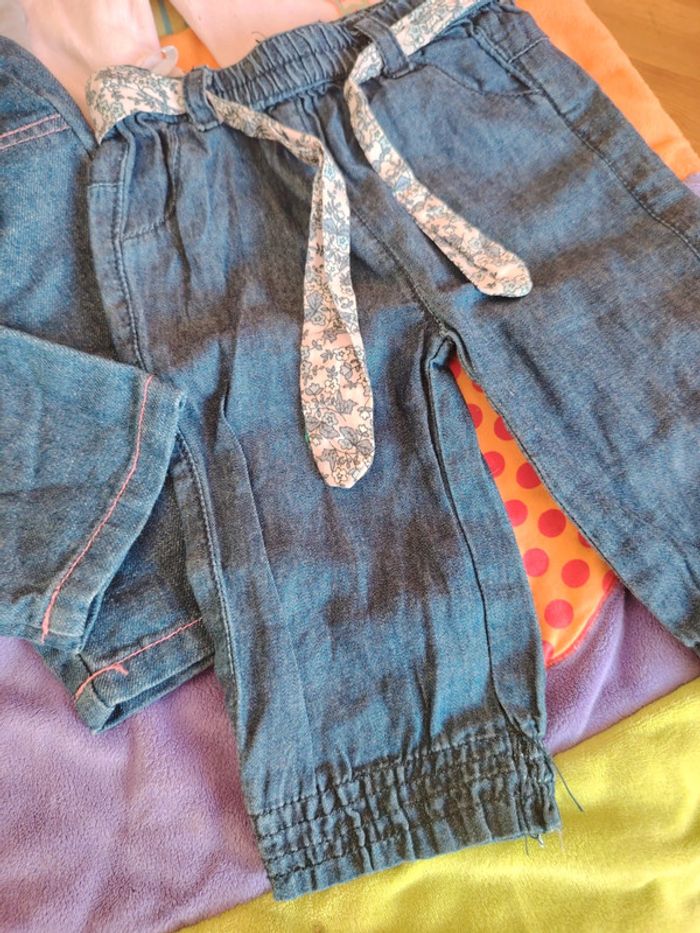 Lot de 6 pantalons épais et fin et 1 short 3 mois - photo numéro 6