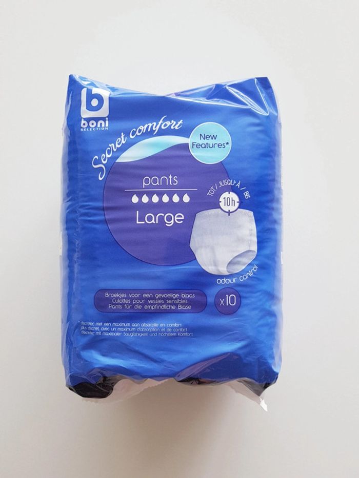 Boni - Secret Comfort - Culottes pour vessies sensibles / suite accouchement - Neuf !