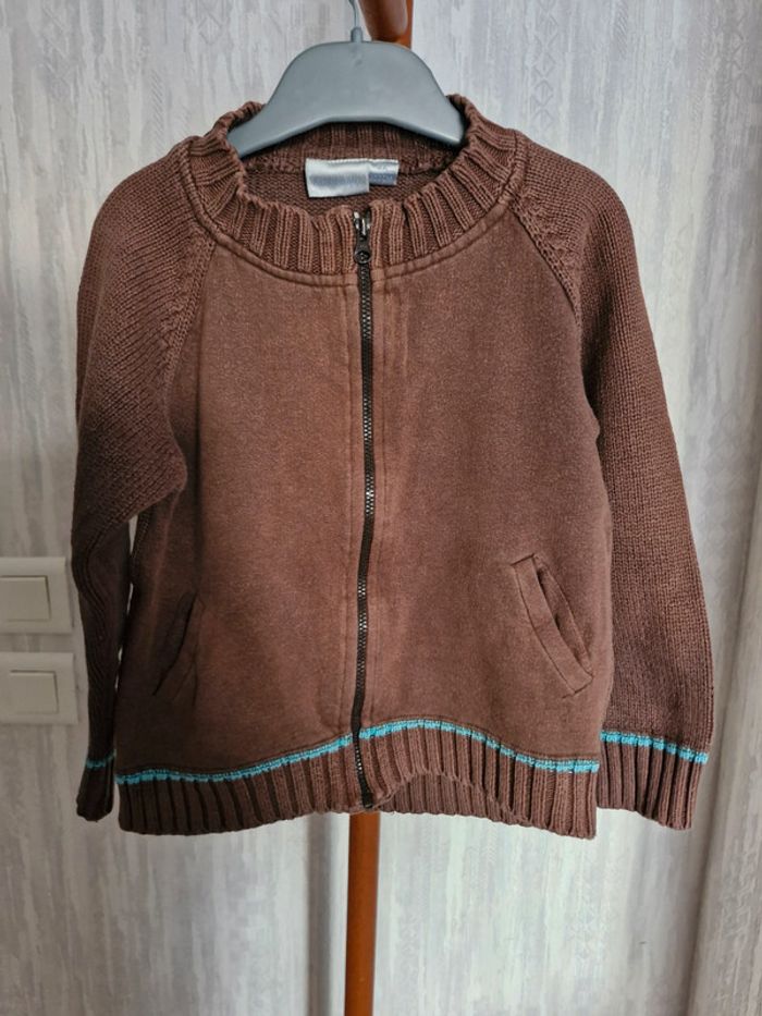 Gilet zippé enfant garçon 4 ans Kiabi Coton