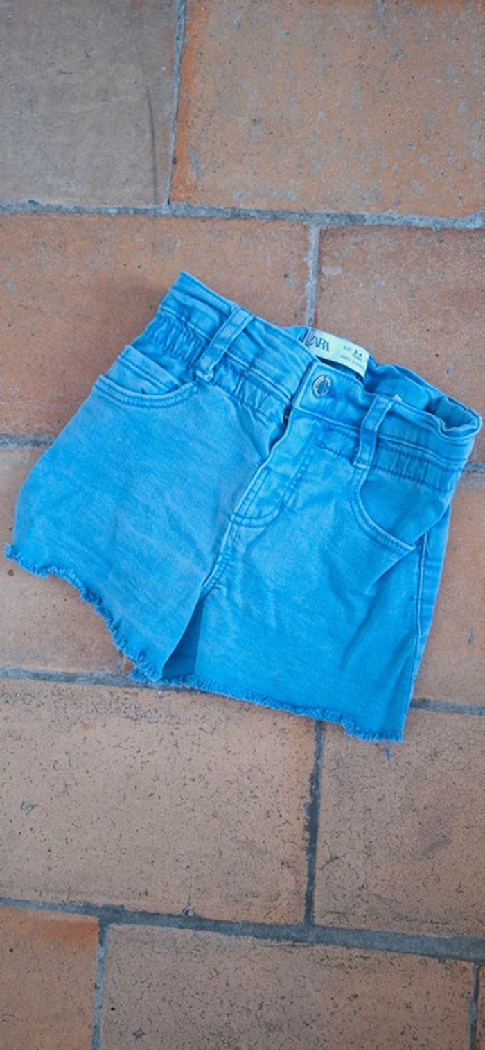 Short en jean bleu – Zara – État neuf Porté 2x