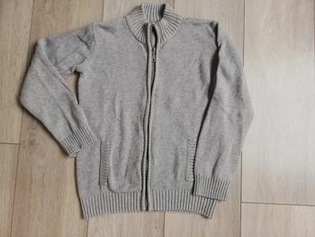 8 ans garçon gilet gris zippé Gémo #garçon8ansally56000