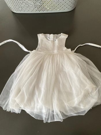 Robe blanche 3 ans