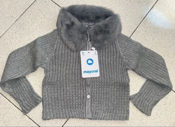 Gilet gris Mayoral fille 6 ans - photo numéro 2