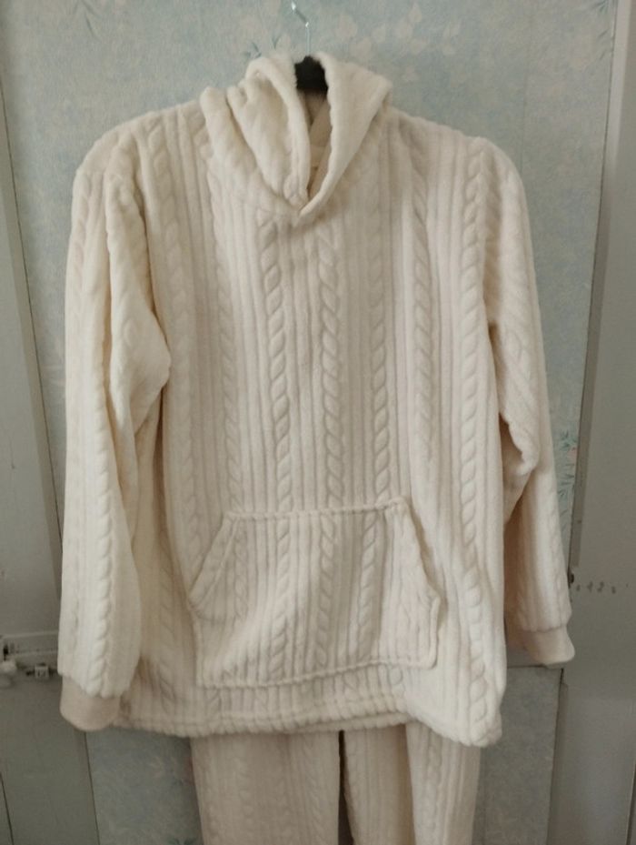 Ensemble polaire écru taille L - photo numéro 2