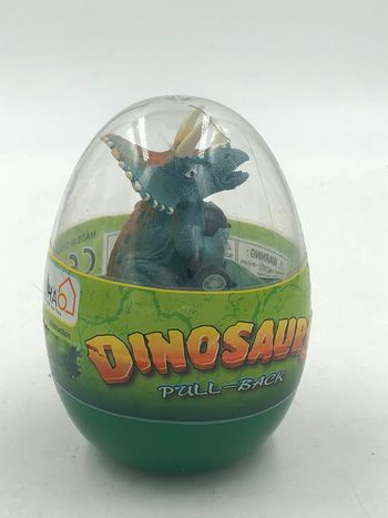 Véhicule miniature à friction dinosaure Tricératops Pull-Back neuf