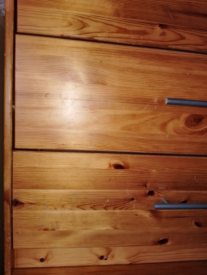 Meuble bois pin 3 tiroirs où meuble à étagère réglable sur 7 hauteurs - photo numéro 5