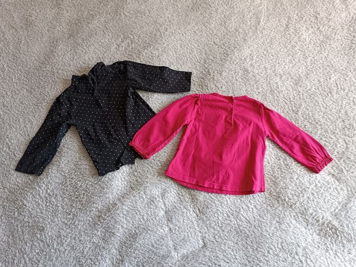 Lot de 2 hauts fille – 12 mois – Très bon état - photo numéro 5
