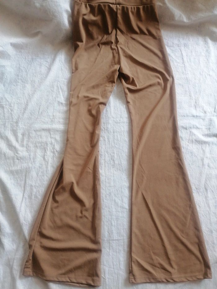 Pantalon flare mocca M - photo numéro 4