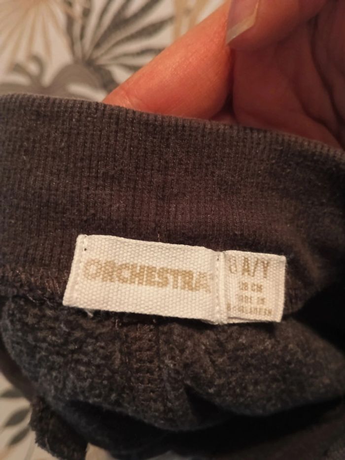Pantalon de jogging gris 8 ans Orchestra - photo numéro 3