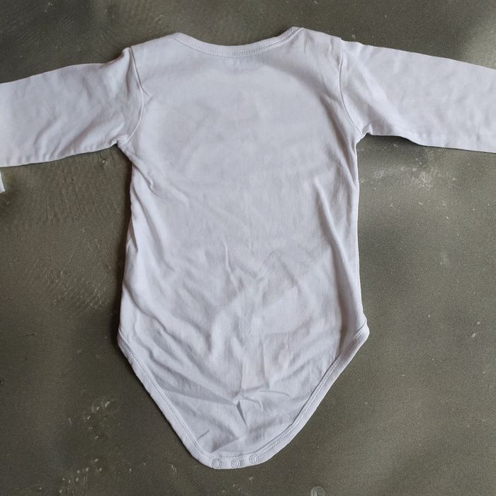 Body blanc manches longues 18 mois 2 ans - photo numéro 3