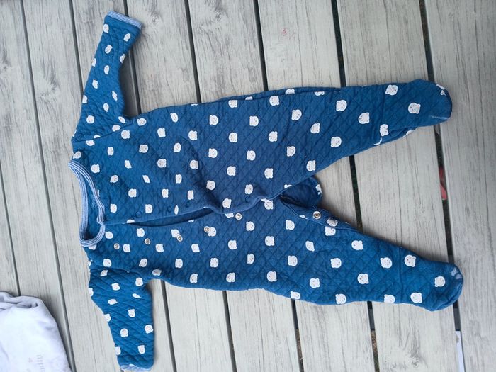 Lot 5 pyjamas 9 mois velours bébé garçon - photo numéro 11