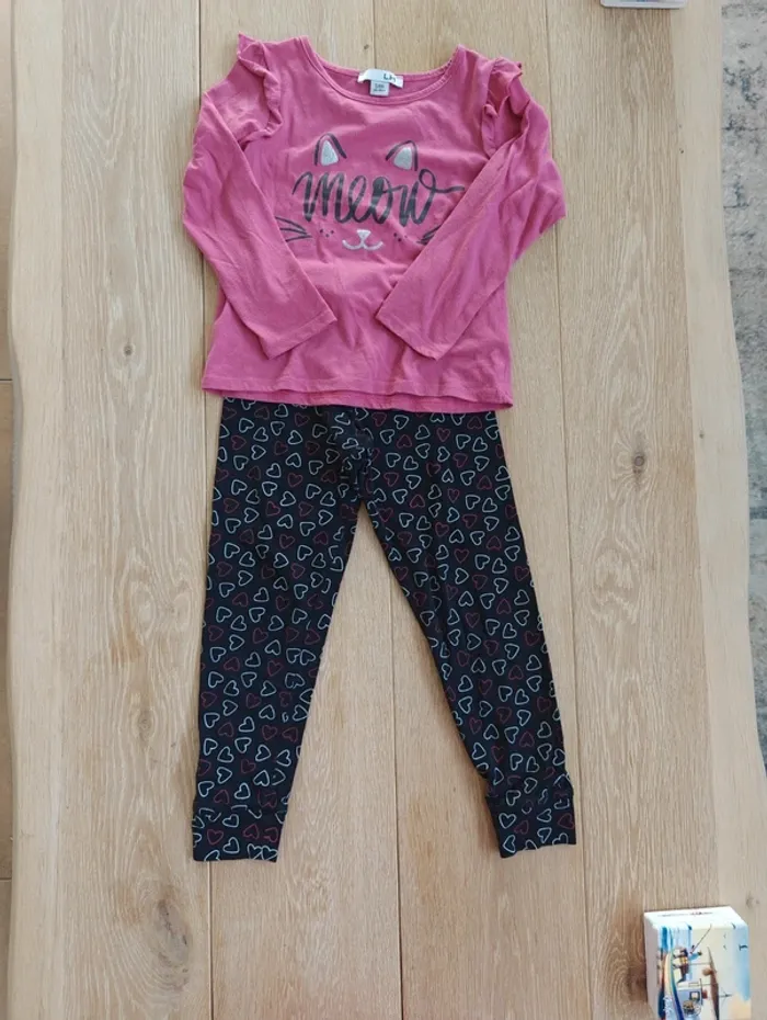 Joli pyjama tête de chat h&M