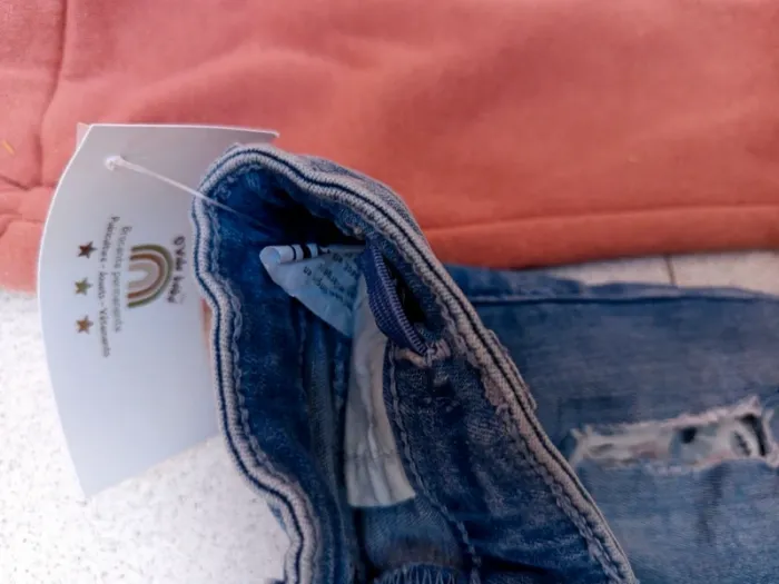 Lot de 2 pantalon tape a l oeil 3mois - photo numéro 3