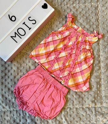 Ensemble short et débardeur Kimbaloo 6 mois