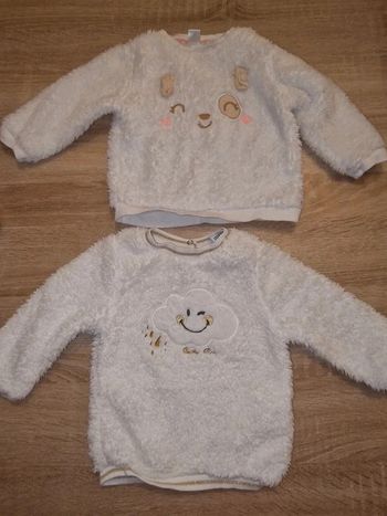 Lot 2 sweat 12 mois