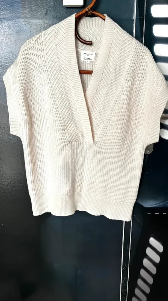 Pull en laine sans manches t M Maison 123 Artemis - photo numéro 3