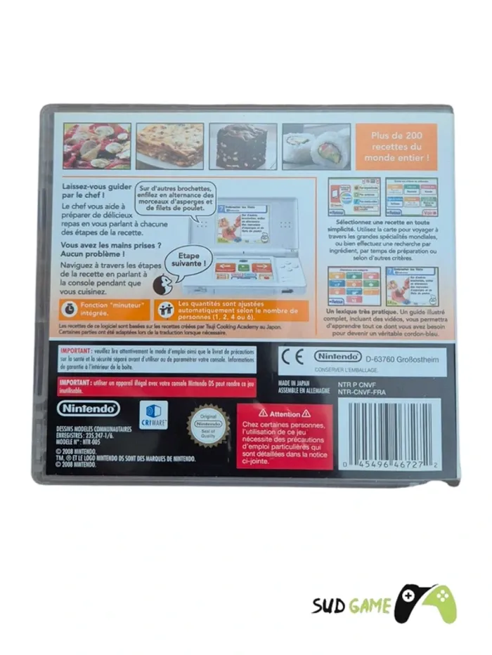 Jeu DS " Leçons de cuisine " - photo numéro 2