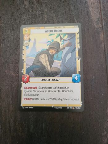 Carte Star Wars Unlimited Agent Rogue