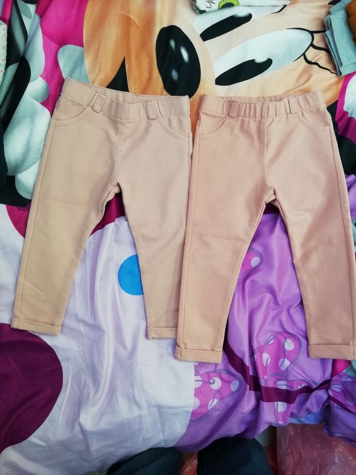 Lot de 2 pantalon fille
