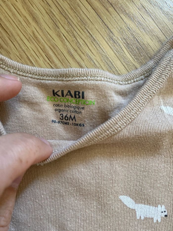 36 mois Lot de 2 bodys manches longues Kiabi - photo numéro 7