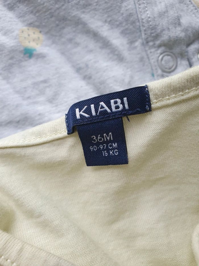 Lot 2 barboteuse pyjama été Kiabi 36 mois - photo numéro 6