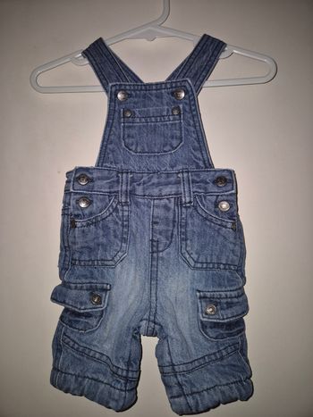 Salopette en jean - 1 mois 54cm - Kitchoun - Très bon état