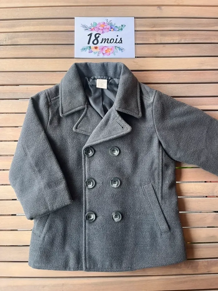 Manteau gris h&m 18 mois