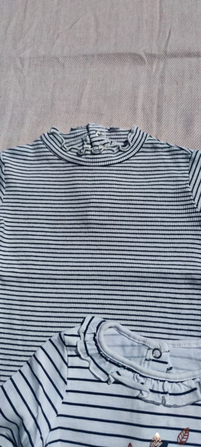 2 hauts manches longues 18 mois - photo numéro 3