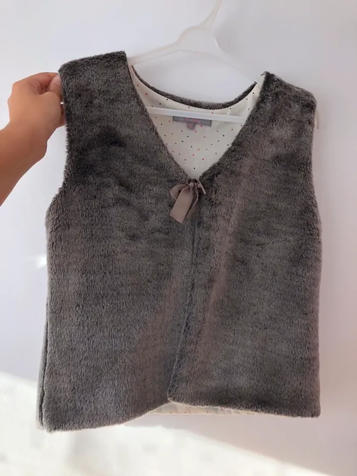 Veste en fausse fourrure