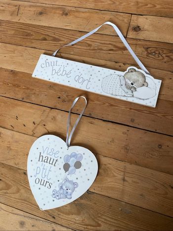 Plaques Décor chambre bébé