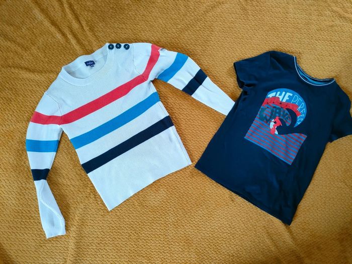 Ensemble pull t-shirt la plage aux trésors Sergent Major