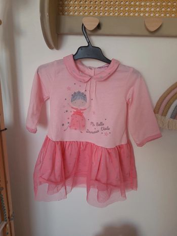 Robe manches longues bébé fille