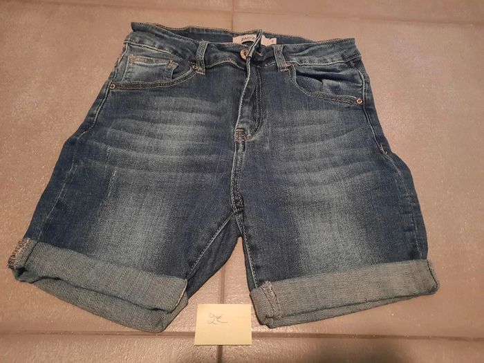 Short en jeans