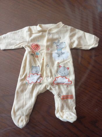 Pyjama naissance inextenso mixte