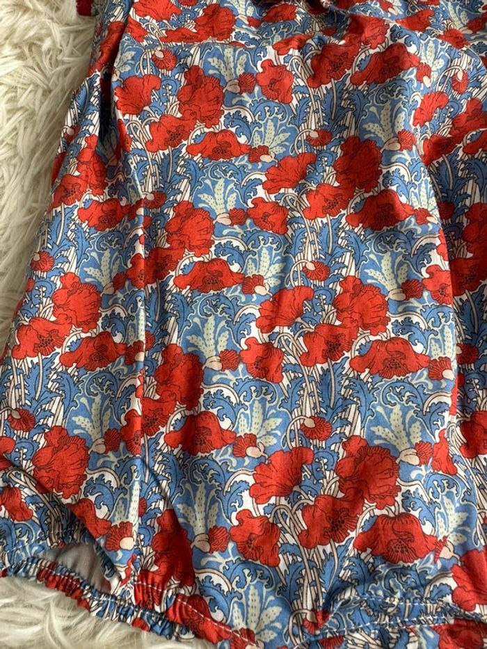 Barboteuse liberty Tartine et Chocolat taille 6 mois - photo numéro 2