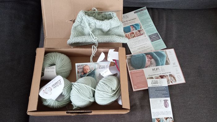 Cocon de naissance ma petite laine merino - photo numéro 5