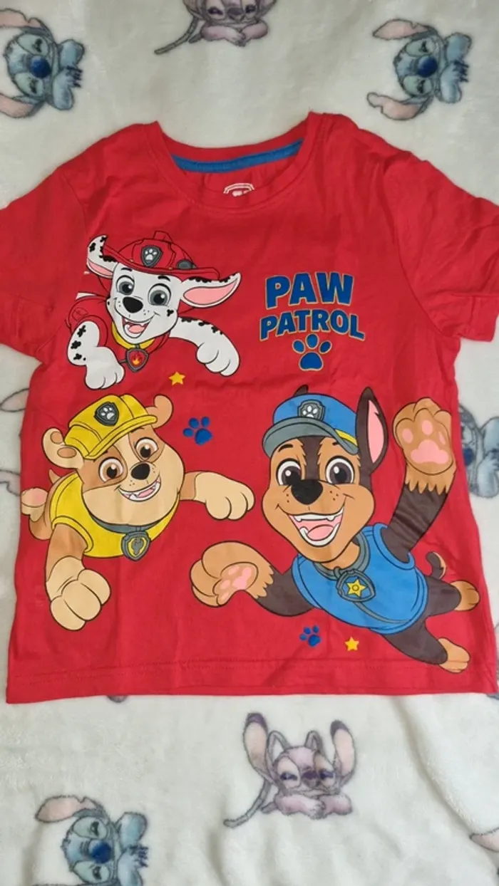 Pyjama short pat patrouille 5/6 ans neuf - photo numéro 3