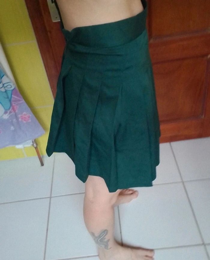 Jupe plissée femme vert Shein - photo numéro 3