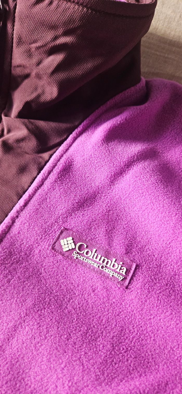 Veste polaire Columbia Sequoia Grove Full Zip taille M - neuve violet mauve razzle/moonvista - photo numéro 8