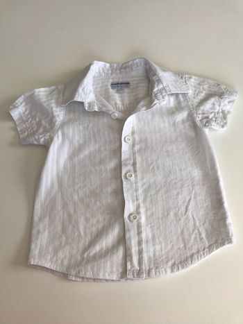 Chemisette bébé blanche 18M